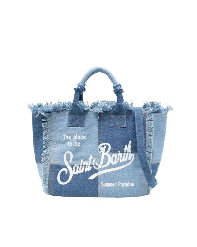 Mc2 Saint Barth Borsa Colette In Denim Blu