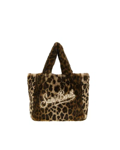 Mc2 Saint Barth Borsa Colette In Ecopelliccia Animalier Marrone In Brown