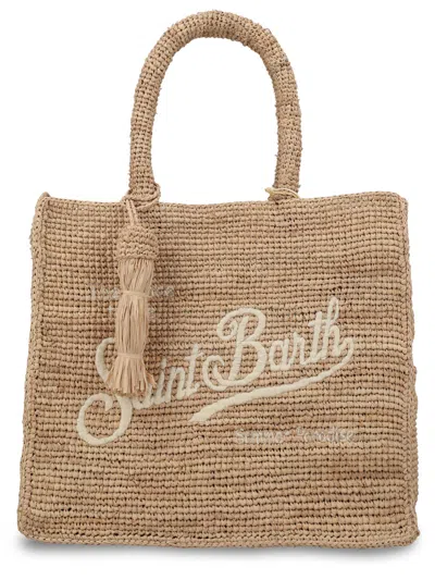 Mc2 Saint Barth Borsa Colette In Rafia In Brown