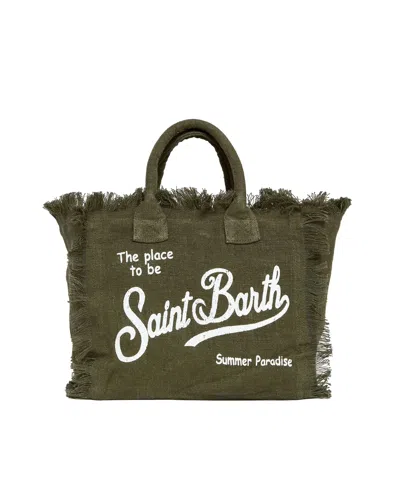Mc2 Saint Barth Borsa Colette Lino Military In Neutral