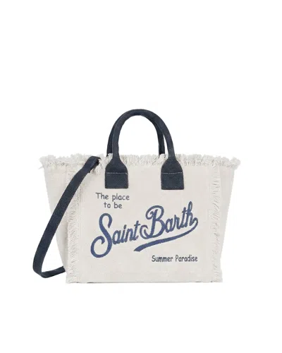 Mc2 Saint Barth Borsa Colette Spugna Bianca In Yellow