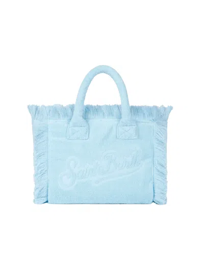 Mc2 Saint Barth Borsa Colette Terry Spugna Azzurra In Blue