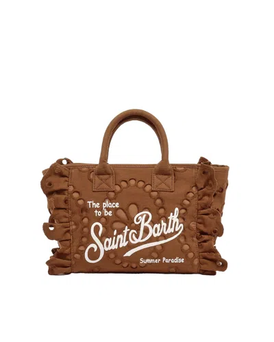 Mc2 Saint Barth Borsa Colette Volant Sangallo Brown
