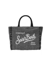 Mc2 Saint Barth Borsa Colette Wool Con Motivo Spigato In Black