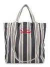 Mc2 Saint Barth Borsa Tote Essential Beach In Cotone In Multi