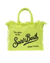 Mc2 Saint Barth Borsa Vanity Canvas Giallo Fluo