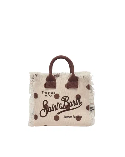 Mc2 Saint Barth Borsa Vanity Mini Regular Pois In Multi