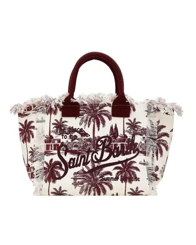 Mc2 Saint Barth Borsa Vanity Palms Bordeaux In Multi