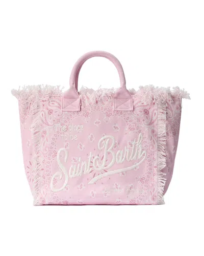 Mc2 Saint Barth Borsa Vanity Pink Bandana Round