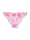 Mc2 Saint Barth Bow-detail Bikini Bottoms In Pink