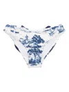 Mc2 Saint Barth Slip With Bow In White