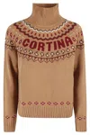 Mc2 Saint Barth Meghan Nordic Box Sweater In Cortina Lopi