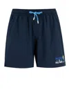 Mc2 Saint Barth Comfort Mid-rise Swim Shorts In Bere Mare 61 Emb