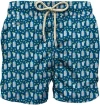 Mc2 Saint Barth Lighting Watch-print Swim Shorts