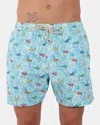 Mc2 Saint Barth Boxer Sea  Light And Stretch Swimshort - Clown Landscape 01