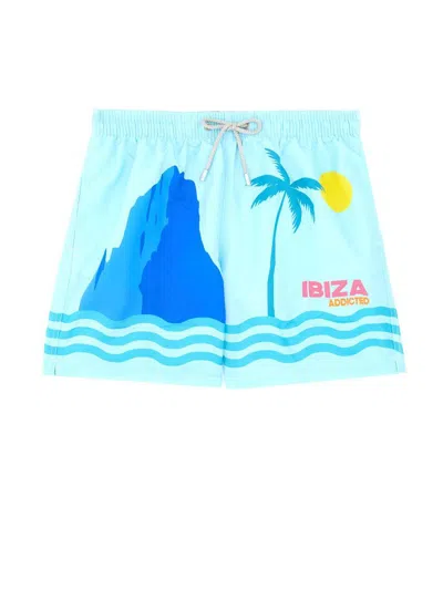 Mc2 Saint Barth Boxer Swimsuit In Multi