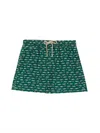 Mc2 Saint Barth Boxer Swimsuit In Green