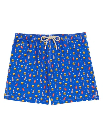 Mc2 Saint Barth Boxer Swimsuit In Azure