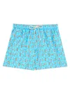 Mc2 Saint Barth Boxer Swimsuit In Azure