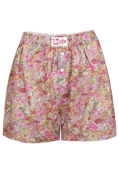 Mc2 Saint Barth Boxy Short Margaret Annie In Multi