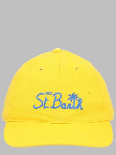 Mc2 Saint Barth Boys Cotton Baseball Hat In Multicolour