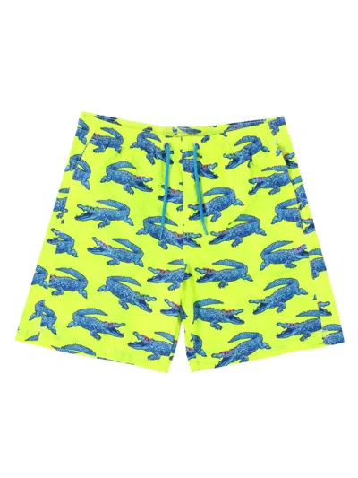Mc2 Saint Barth Jean Lighting Swim Short In Green