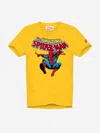 Mc2 Saint Barth Boys Spider-man Classic T-shirt In Yellow