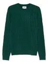Mc2 Saint Barth Braid Regent Sweat In Green