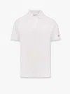 Mc2 Saint Barth Brighton Cotton Polo Shirt With Logo Embroidery In White