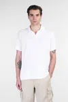 Mc2 Saint Barth Brighton Polo In White Cotton