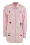 Mc2 Saint Barth Brigitte Shirt In Pink