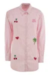 Mc2 Saint Barth Brigitte Shirt In Pink