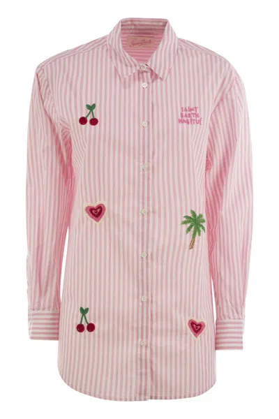 MC2 SAINT BARTH MC2 SAINT BARTH BRIGITTE - SHIRT WITH STRIPED PATTERN