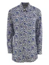 Mc2 Saint Barth Brigitte Floral Shirt In Blue