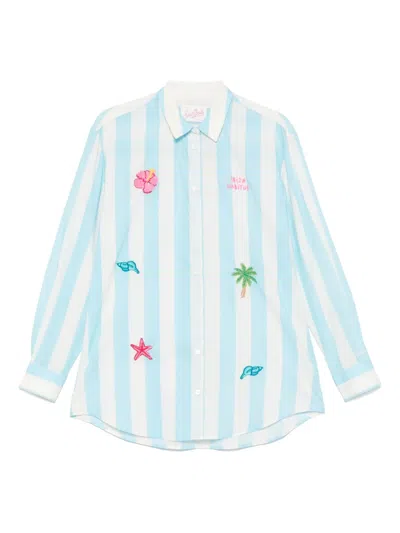 Mc2 Saint Barth Brigitte Shirt In Blue