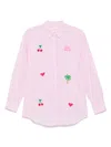 Mc2 Saint Barth Brigitte Shirt In Pink