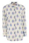 Mc2 Saint Barth Brigitte Shirt Paisley Pattern In Multi