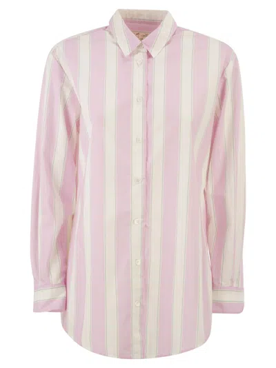 MC2 SAINT BARTH MC2 SAINT BARTH BRIGITTE STRIPED PATTERNED SHIRT