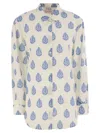 Mc2 Saint Barth Brigitte Shirt Paisley Pattern In Pink