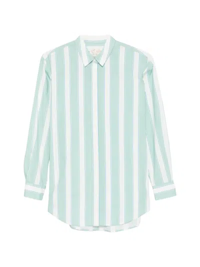 Mc2 Saint Barth Brigitte Striped Shirt In Green