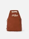 Mc2 Saint Barth Brown Boat Linen Backpack In Brown