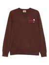 Mc2 Saint Barth Heron Embroidery Crew-neck Sweater