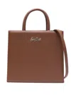 Mc2 Saint Barth Midi Shop Tote Bag In Brown