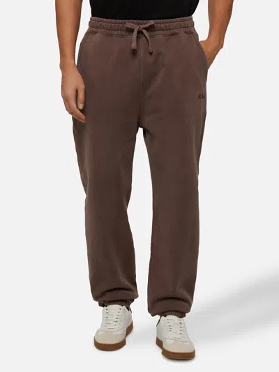 Mc2 Saint Barth Brown Tracksuit Pants Bolt With Vintage Treatment
