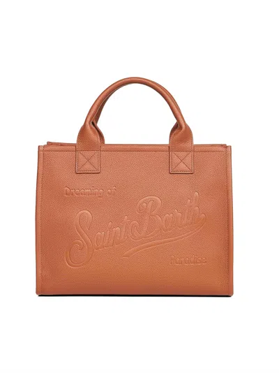Mc2 Saint Barth Brown Vanity Bag Large Handbag
