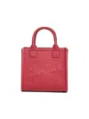 Mc2 Saint Barth Burgundy Vanity Bag Mini Handbag In Red