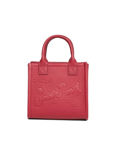 Mc2 Saint Barth Burgundy Vanity Bag Mini Handbag In Red