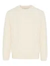 Mc2 Saint Barth Cable-knit Sweater In Neutral
