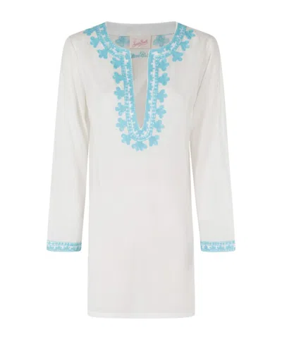 Mc2 Saint Barth Cady Robe Dress In White