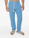 Mc2 Saint Barth Calais Drawstring Trousers In Blue